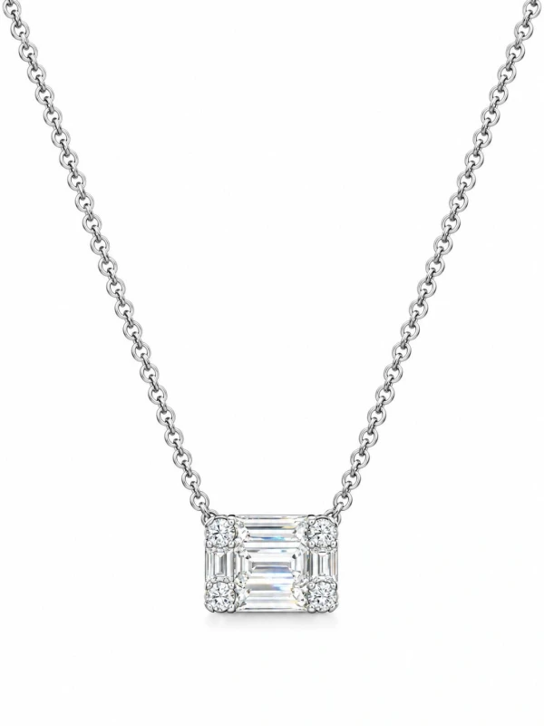 Колье с бриллиантами 0.56 Ct