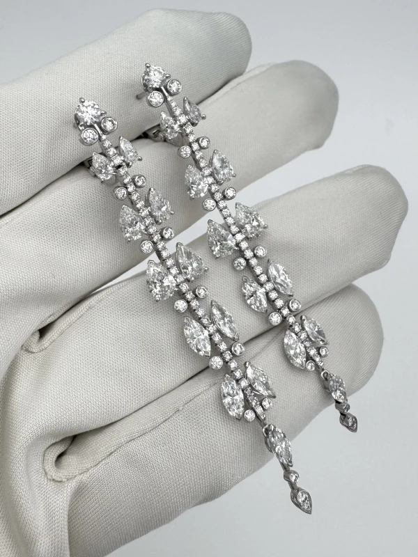 Cartier Promesse Diamonds 7.28 ct Earrings CRHP801000 3