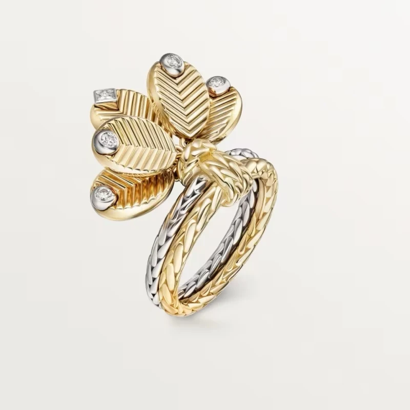 Cartier GRAIN DE CAFÉ RING, DIAMONDS (SIZE 54) B4242254 2