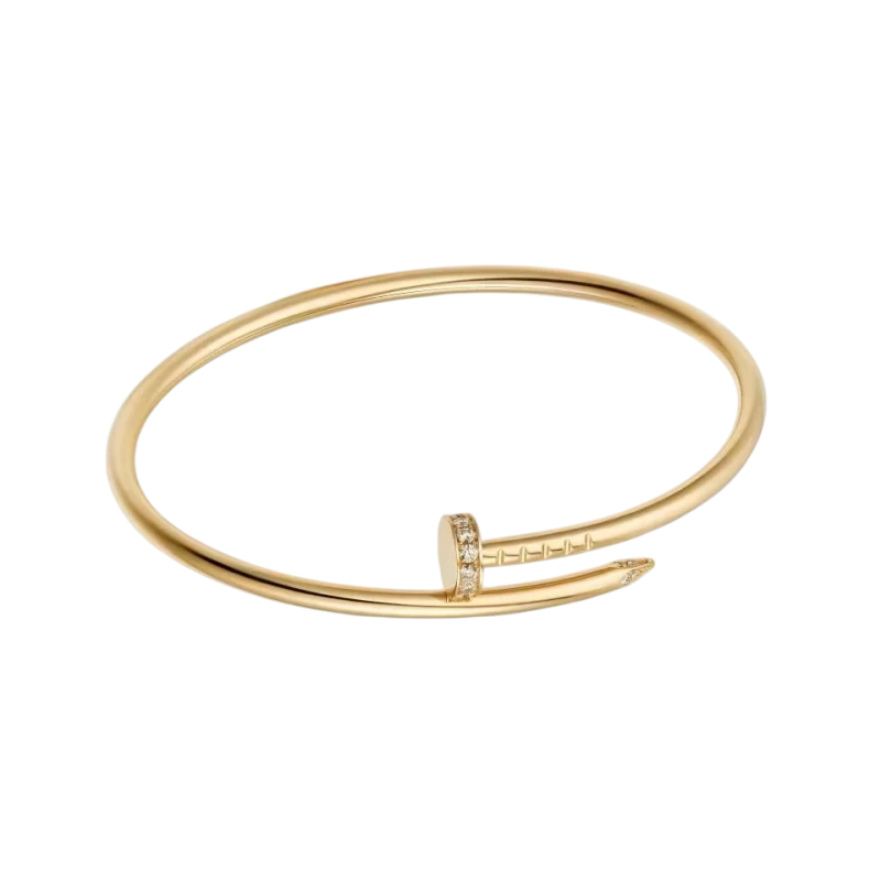 JUSTE UN CLOU BRACELET, SMALL MODEL, DIAMONDS (SIZE 17)