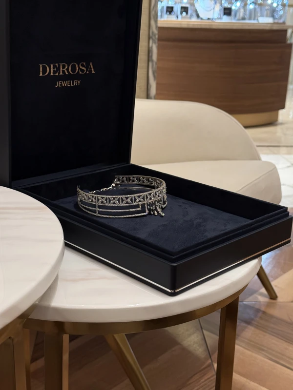 DeRosa Choker White Gold & Diamonds N82.740 2