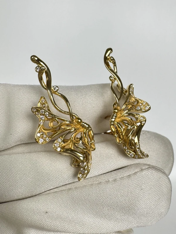 Carrera y Carrera ALEGORIA EARRINGS CyC0.39ct 4