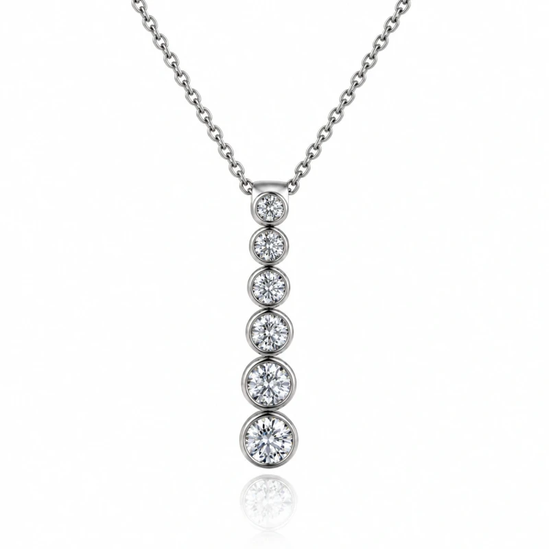 JAZZ GRADUATED DROP DIAMOND PENDANT