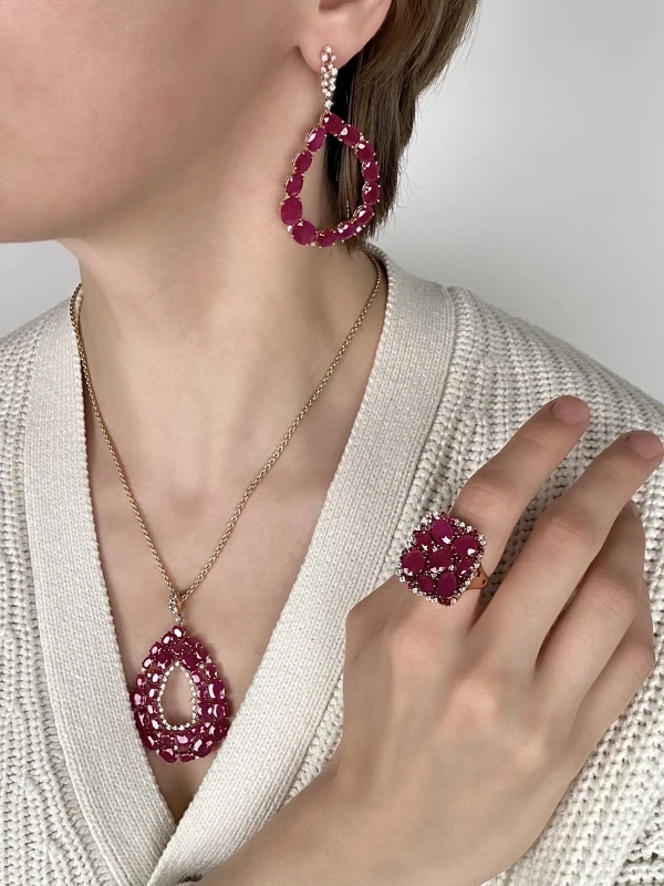 CASATO TAI MEE RUBY & DIAMOND SET CH253BT/W574RB/ORX582BT 2