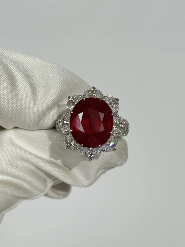 RalfDiamonds RUBY RING 9.95 CT RING RDRuby9.95CT 2
