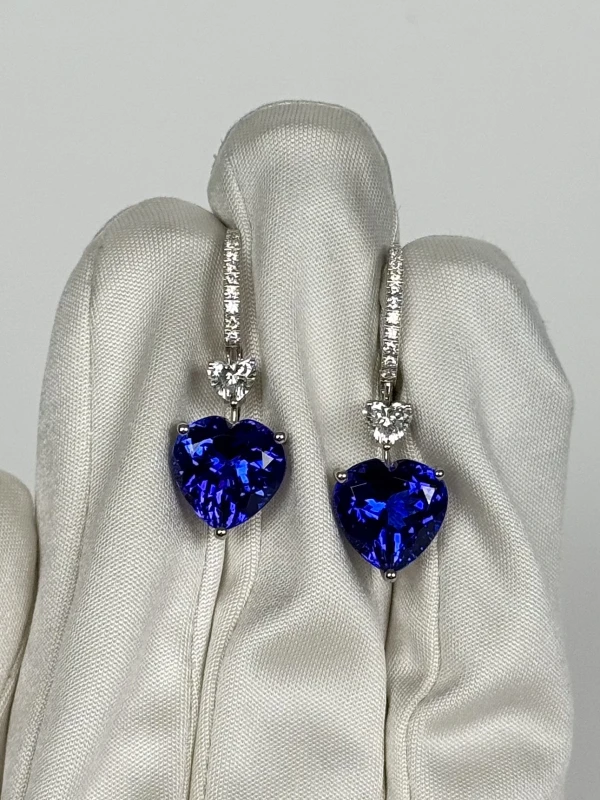 VERDI JEWELLERY СЕРЬГИ С ТАНЗАНИТАМИ  5.56 CT - 5.92 CT 5.56 CT - 5.92 CT 3