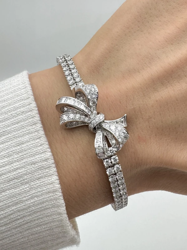GRAFF Tilda’s Bow Classic Diamond Double Strand Bracelet RGB314 6