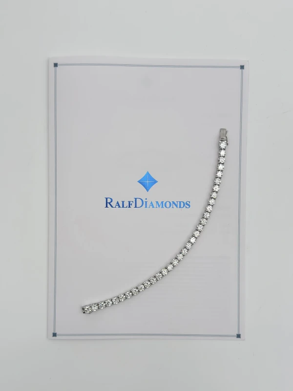 RalfDiamonds ROUND DIAMOND 16.70 CT F-G/VVS-VS BRACELET (SIZE 17.5) RFD167 5