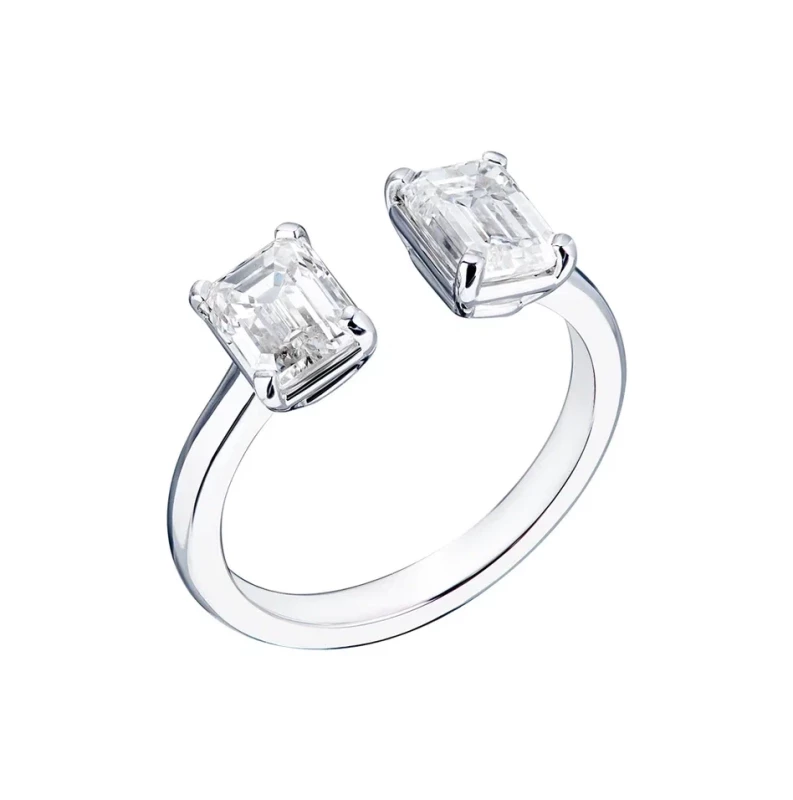 Earrings without a brand DIAMOND DOUBLE  RING (GIA) NN2.20CT 1