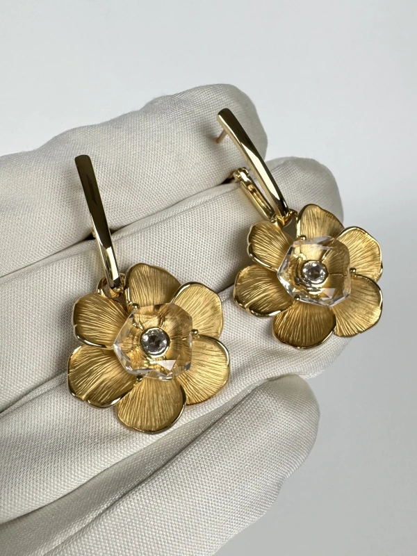 Carrera y Carrera GARDENIAS FLOWER EARRINGS 11550 4