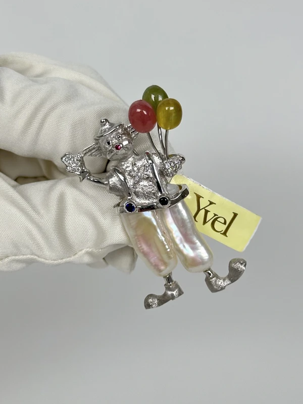 Yvel CLOWN BROOCH 111 2