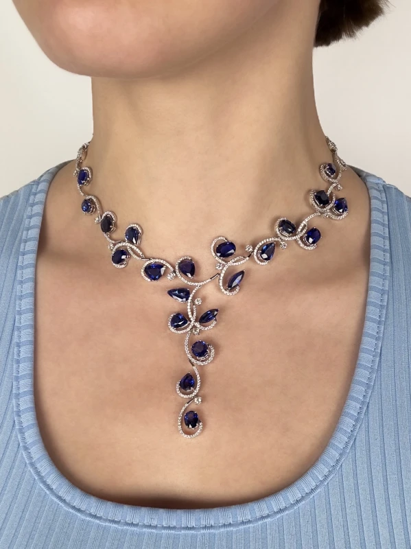 RalfDiamonds SAPPHIRE&DIAMONDS NECKLACE 13070161 2