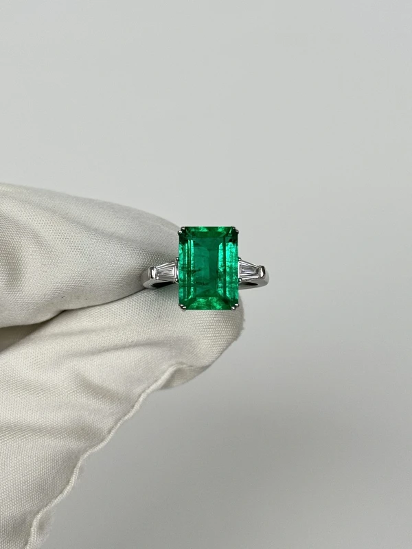 СЕРЬГИ NO NAME EMERALD DIAMOND 5.08 CT RING (SIZE 55) EM5.08CT 2