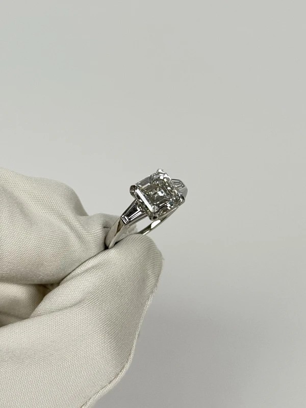 СЕРЬГИ NO NAME ASHER DIAMOND 4.12 CT G/VVS2 RING NN4.12G 3