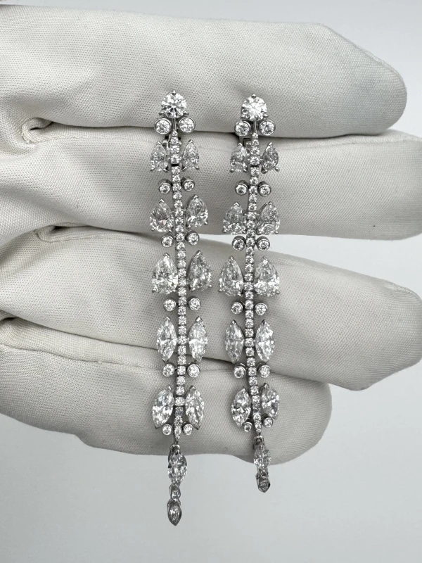 Cartier Promesse Diamonds 7.28 ct Earrings CRHP801000 4