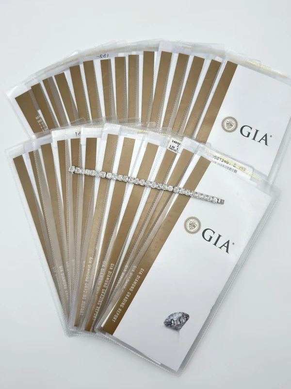 СЕРЬГИ NO NAME SQUARE EMERALD 40.92 CT D-E-F-G/VVS1-VS2 BRACELET (GIA) NN40.92 5