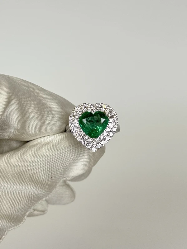 Earrings without a brand EMERALD 3.50 CT RING (SIZE 55) EM 3.50 CT 2