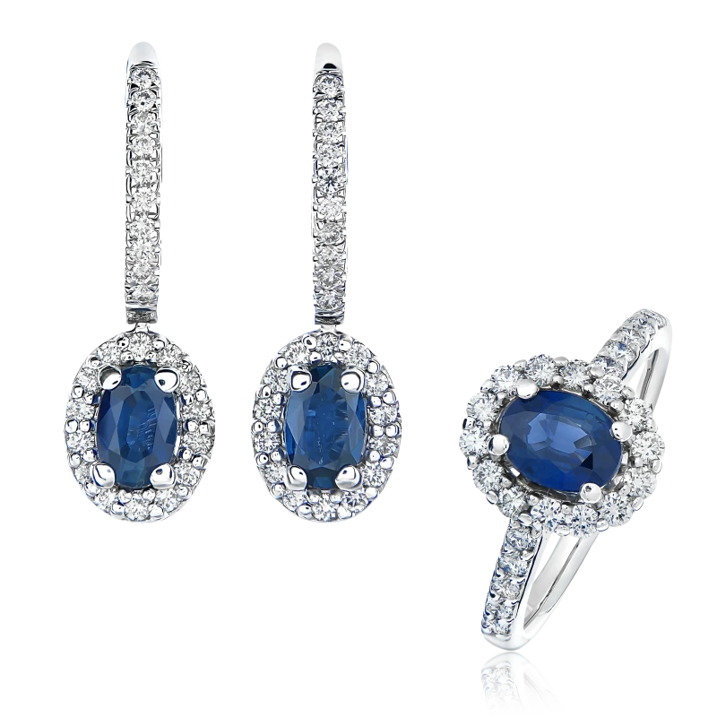 SAPPHIRE&DIAMOND SET