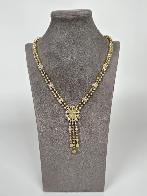 СЕРЬГИ NO NAME DIAMOND 10.02 CT FANCY LIGHT YELLOW/SI2 NECKLACE (GIA) NN10.02 FLY/SI2 4