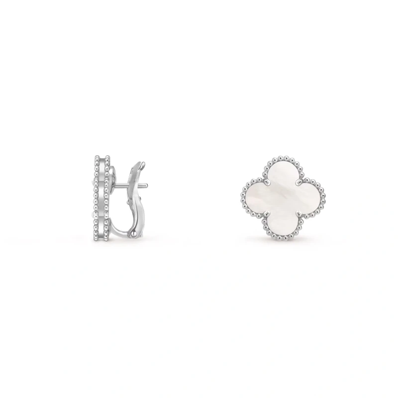 Van Cleef & Arpels VINTAGE ALHAMBRA EARRINGS VCARF48600 4