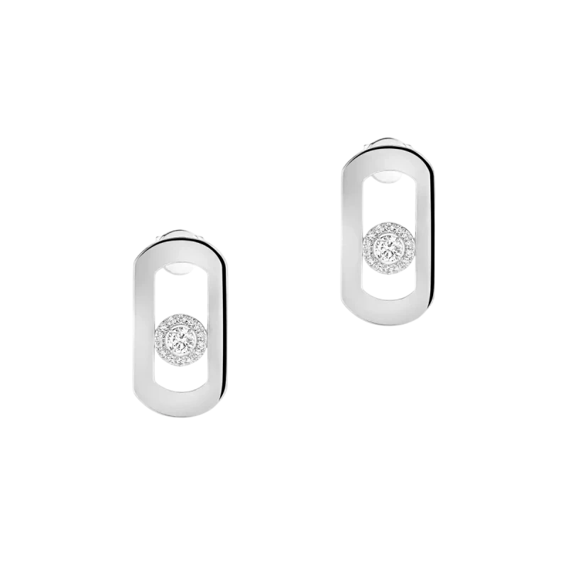 Messika SO MOVE White Gold Diamond Earrings 12930-WG 1