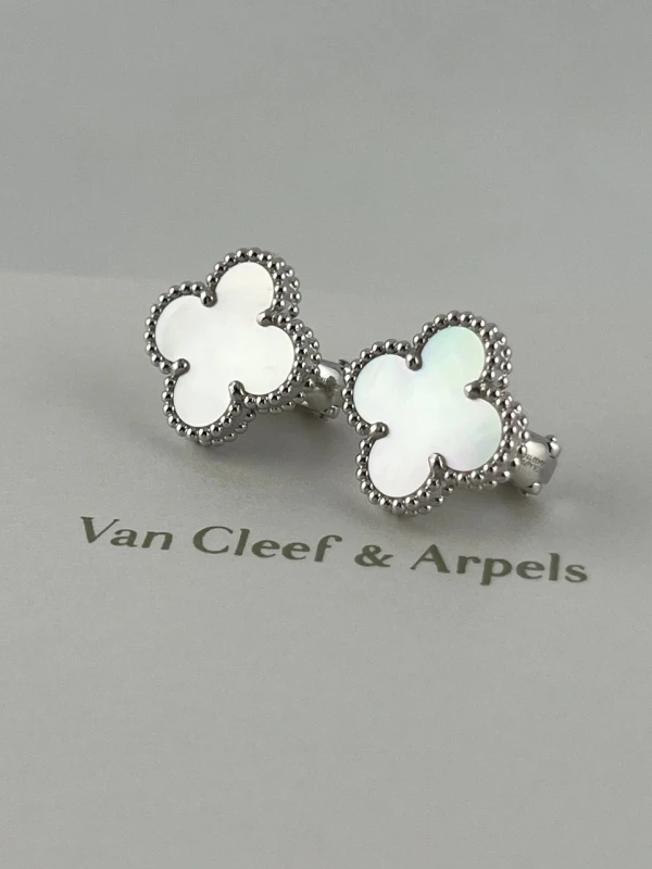 Van Cleef & Arpels VINTAGE ALHAMBRA EARRINGS VCARF48600 7