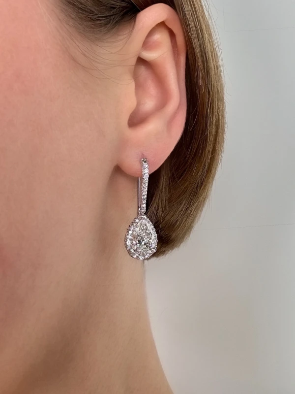 De Grisogono De Grisogono DIAMOND EARRINGS 3.01 CT E/VS2-3.03 CT E/VS2 De Grisogono 2