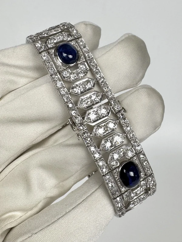 RalfDiamonds SAPPHIRE&DIAMONDS BRACELET (SIZE 18) art.d 4