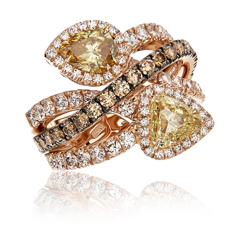 DIAMOND 4.11 CT RING (SIZE 54)