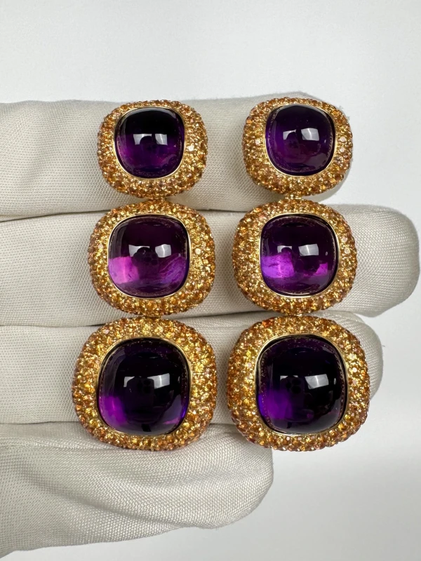 De Grisogono CABOCHON AMETHYST COCKTAIL SET GRSET7539 5