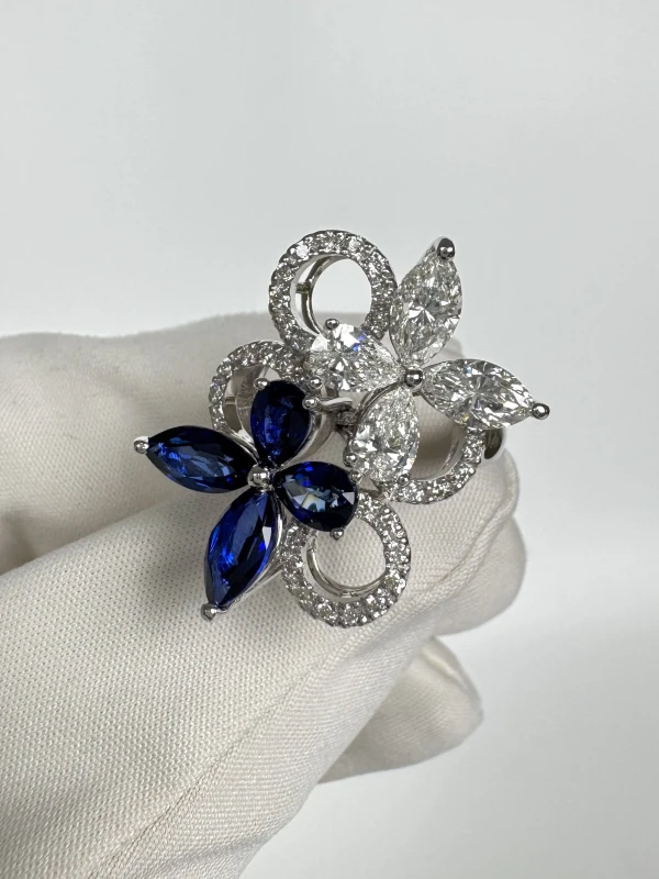 Arte Diore Sapphire and Diamond Ring (SIZE 55) ADR55 2