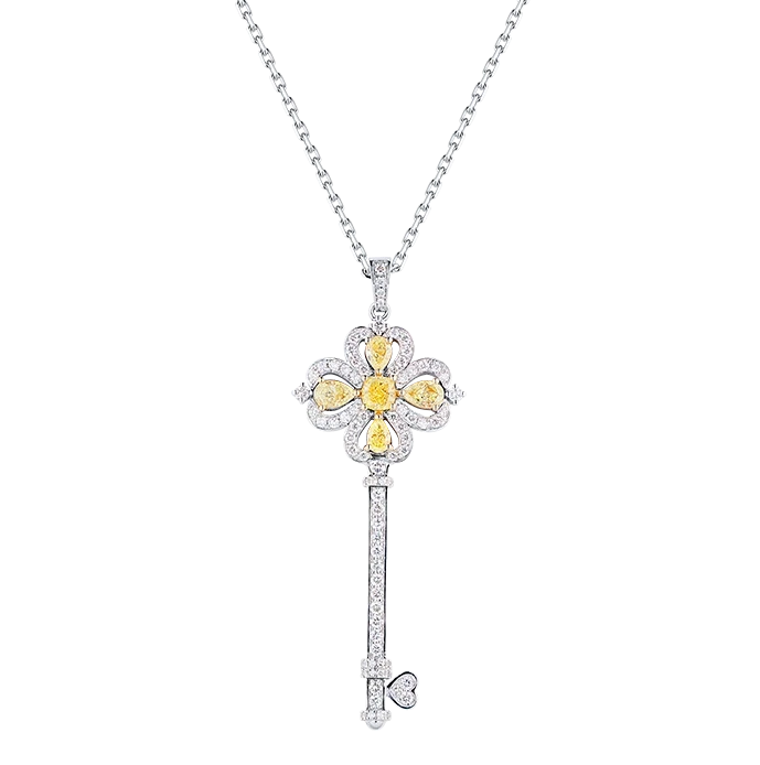 DeRosa KEY DIAMOND PENDANT 2.09 CT N11790849B 1