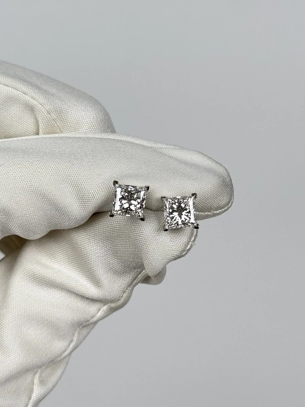 Tiffany & Co RINCESS DIAMOND 1.23 - 1.22 CT F/VVS1-VS2 EARRINGS TCo1.23-1.22F/VVS-VS 3