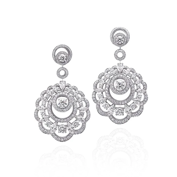 GRAFF SUNBURST EARRINGS RGE 1134