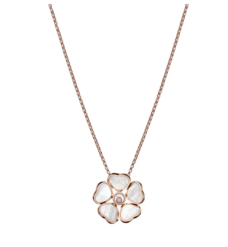 HAPPY HEARTS FLOWERS PENDANT