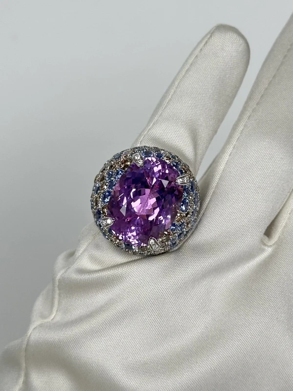 VERDI JEWELLERY КОЛЬЦО С КУНЦИТОМ 25.83 СТ A30A 5