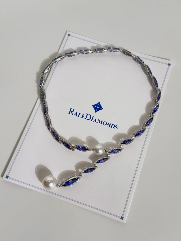 RalfDiamonds Tanzanit Necklace (NEW) 1428 RD Tanzanit 4