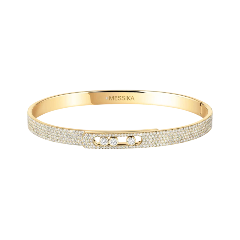 MESSIKA MOVE NOA SM PAVÉ BANGLE (SIZE M) 12721-YG-M 1