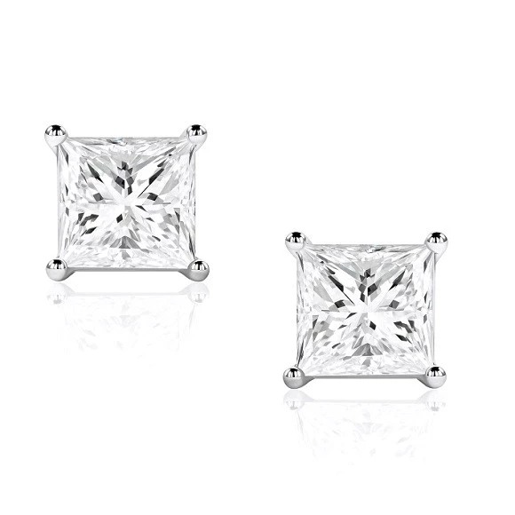 Earrings without a brand СЕРЬГИ С БРИЛЛИАНТАМИ 1.00 CT I/VVS2 - 1.00 CT I/VVS2 NN 1.00 I/VVS2