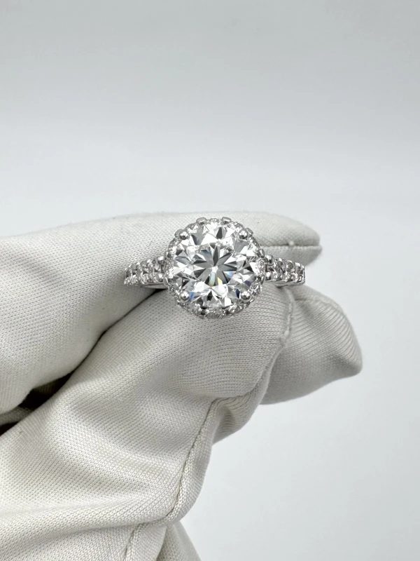 DeRosa ROUND DIAMOND 2.02 CT F/VS1 RING (GIA) R446202 2