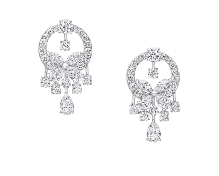 Classic Butterfly Diamond Petite Earrings