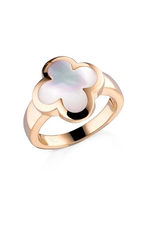 PURE ALHAMBRA MOTHER OF PEARL RING (SIZE 50)