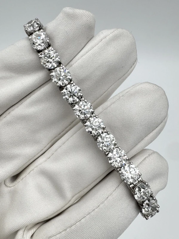 RalfDiamonds ROUND CUT DIAMOND BRACELET 26.12 CT D.26.12 СТ 2