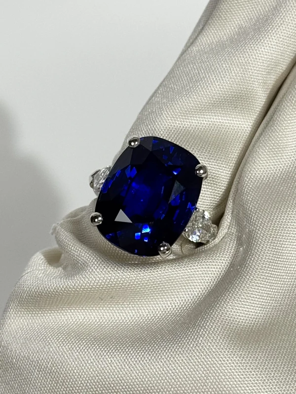 СЕРЬГИ NO NAME С САПФИРОМ 20.05 СТ SAPPHIRE 20.05 СТ 4