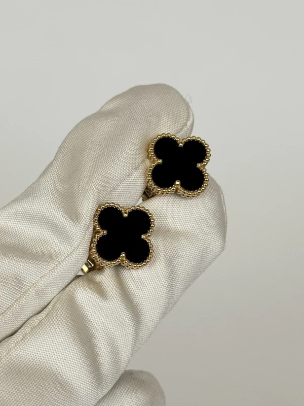 Van Cleef & Arpels VINTAGE ALHAMBRA EARRINGS VCARA44200 2