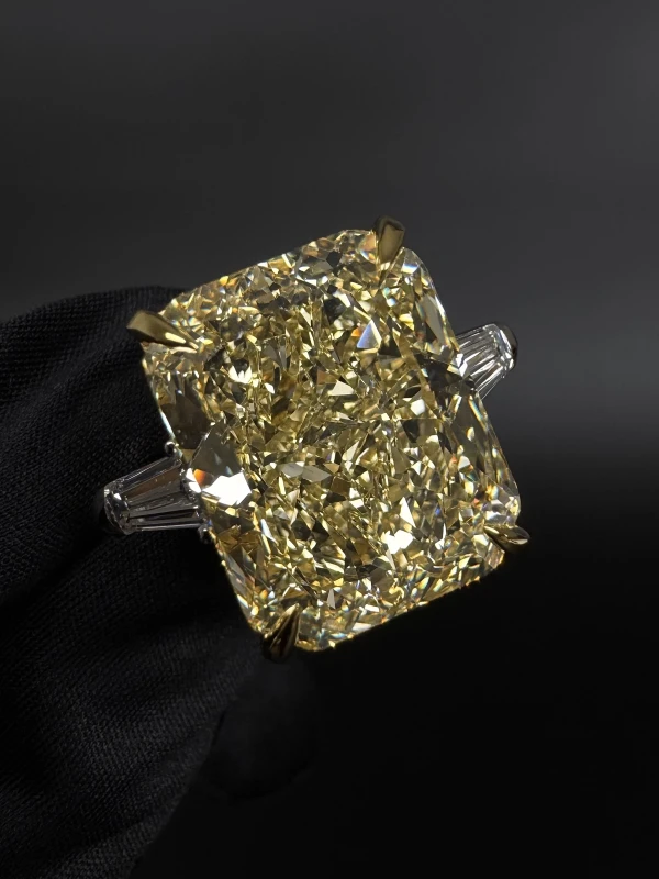 СЕРЬГИ NO NAME Yellow Diamond 25.08 CT Fancy Yellow/VVS2 Ring 25.08 ct fancy ellow 3