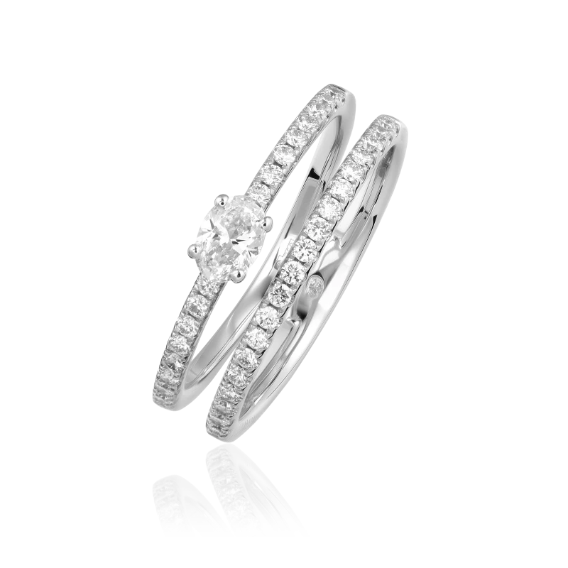 DIAMOND 0.46 CT RING (SIZE 51)