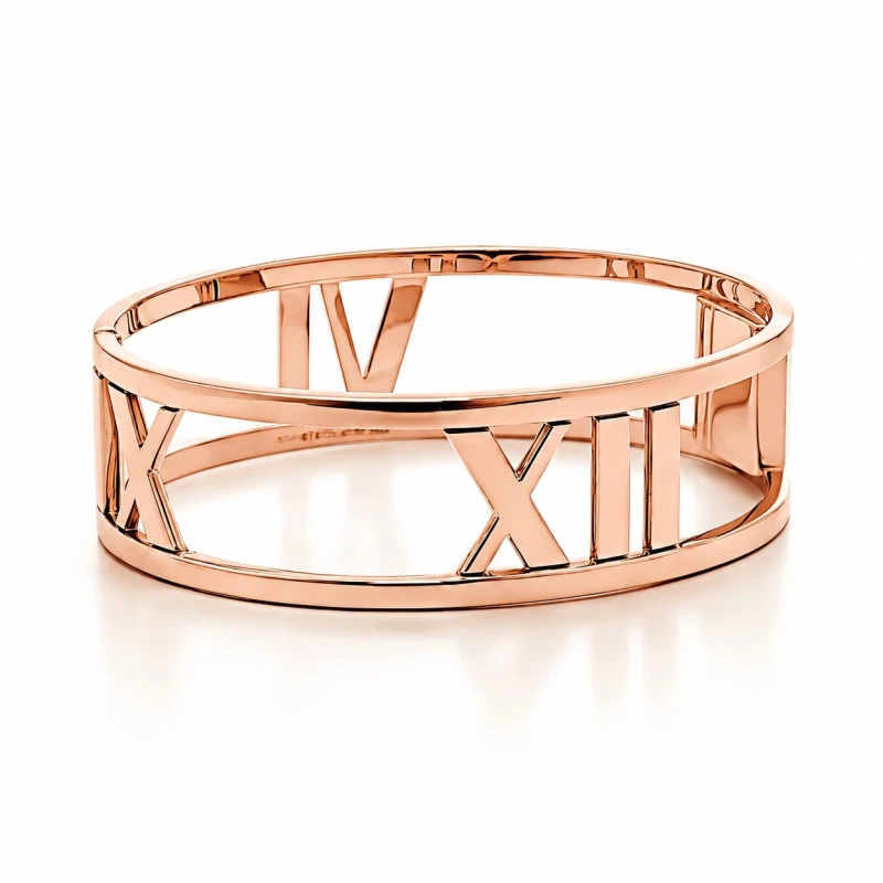ATLAS HINGED BANGLE BRACELET (SIZE M)