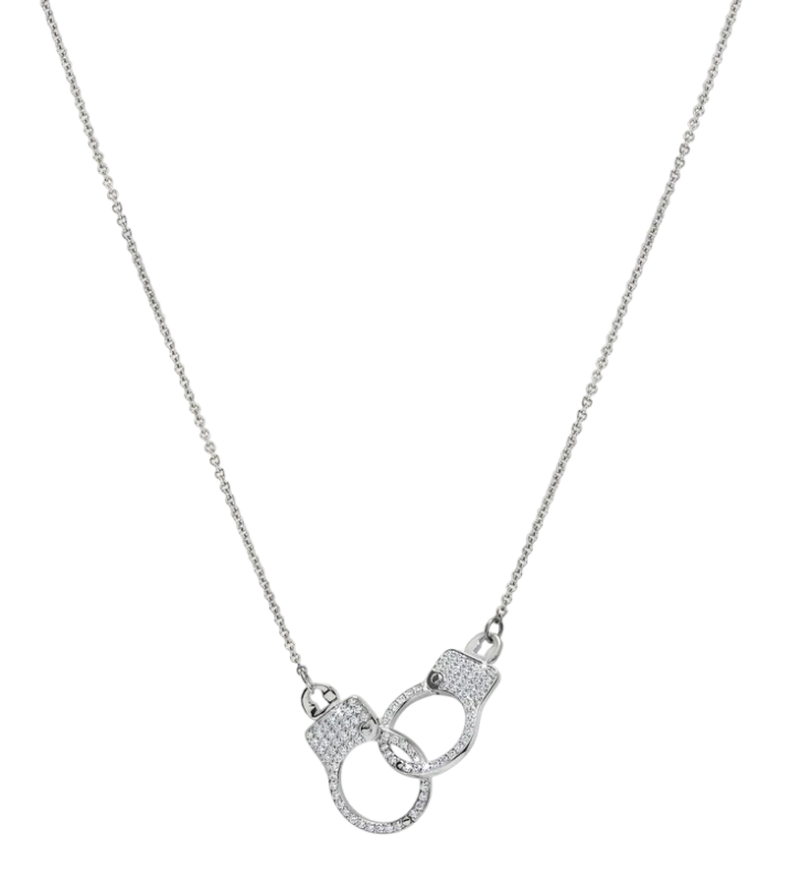 Love Lockdown Interlocking Diamond Necklace