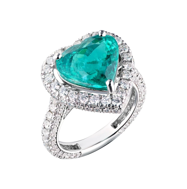 TOURMALINE RING 7.49 CT (PARAIBA) GIA